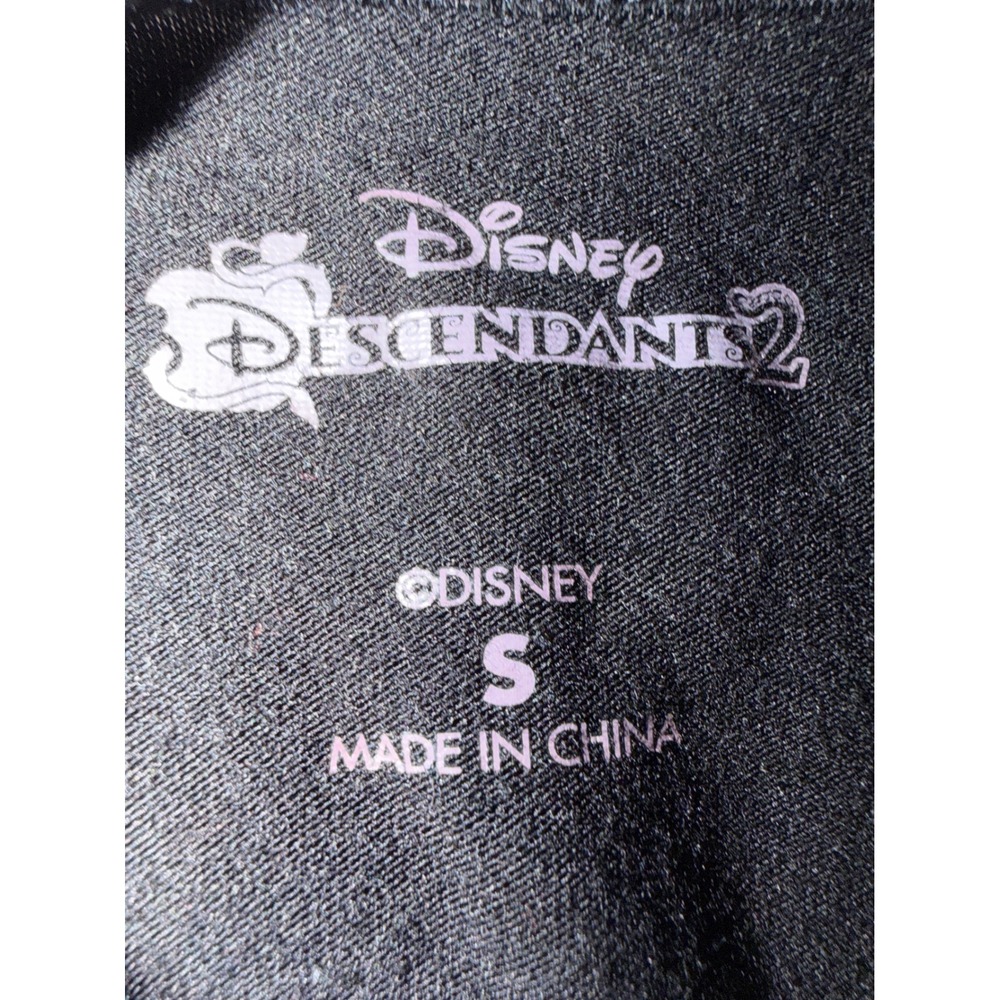 Disney Descendants 2 Mal Costume Dress Girls Small Purple Black Tulle Lace - Picture 6 of 8